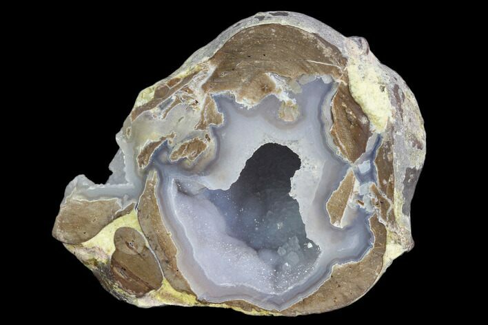 Crystal Filled Dugway Geode (Polished Half) #121720